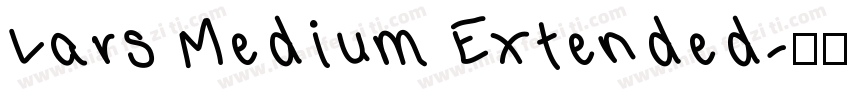 Lars Medium Extended字体转换